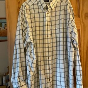 Roundtree & Yorke Black and White Checkered Shirt